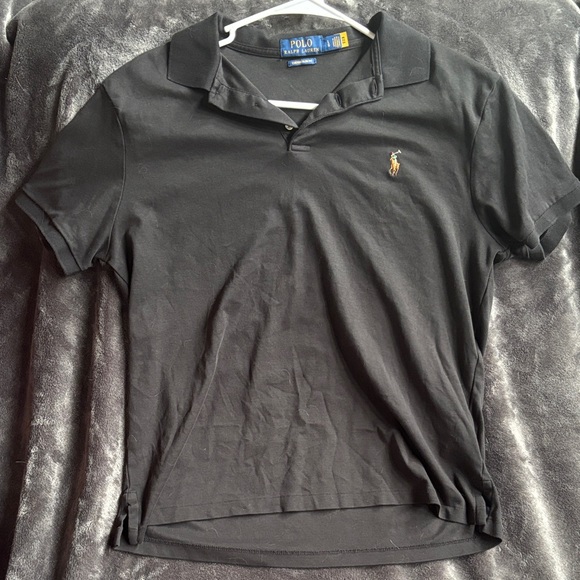Polo by Ralph Lauren Black Polo Shirt - Picture 1 of 4